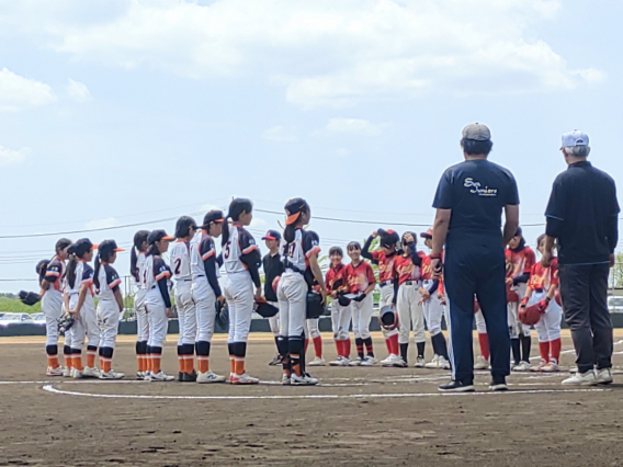 松戸市女子野球チームの練習試合